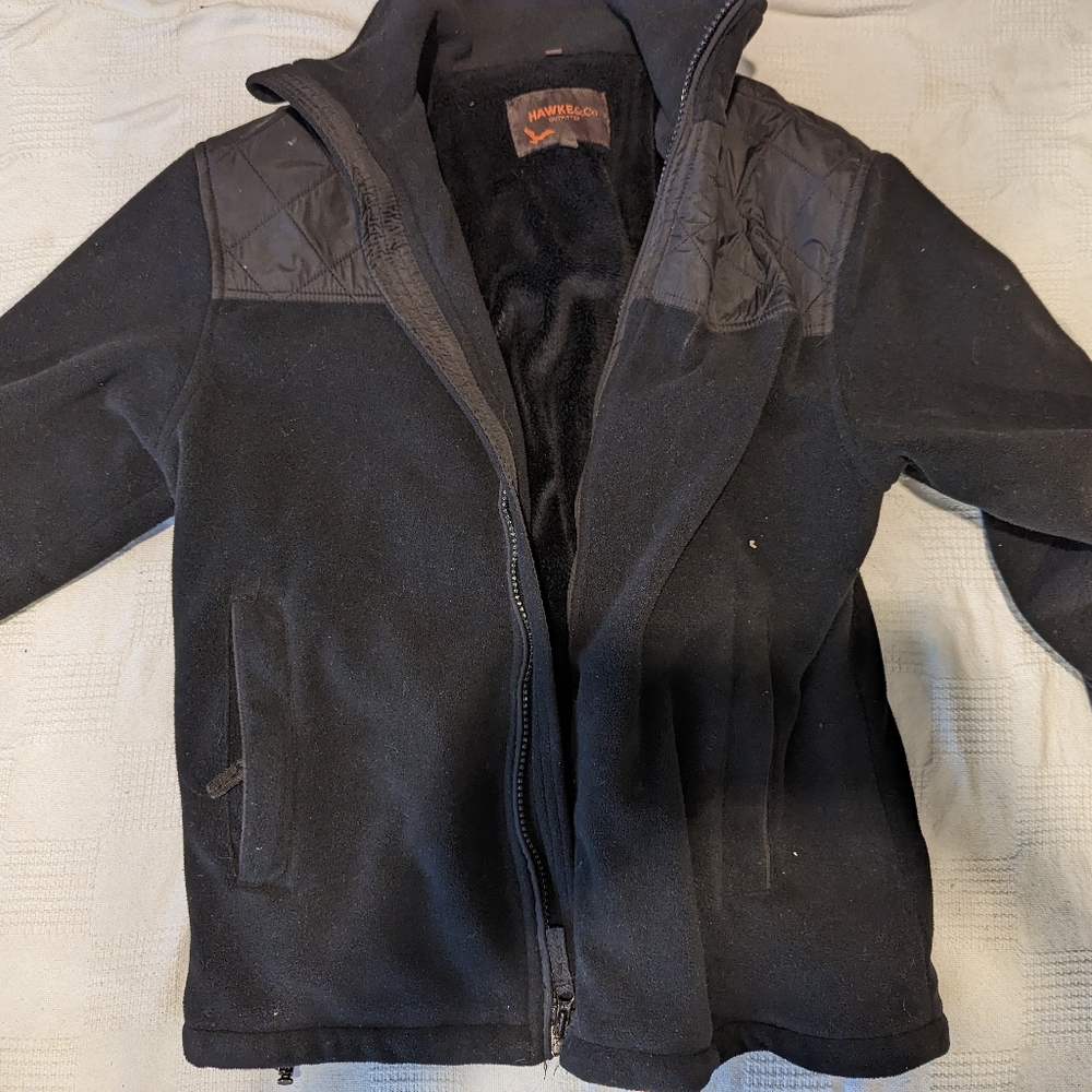 Hawke&Co Black Zip up Jacket Mens Medium
